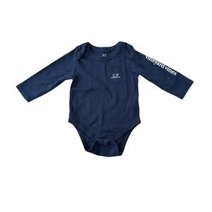 Vineyard Vines Navy Bodysuit 6-12 Months